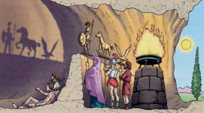 La-alegoría-de-la-caverna