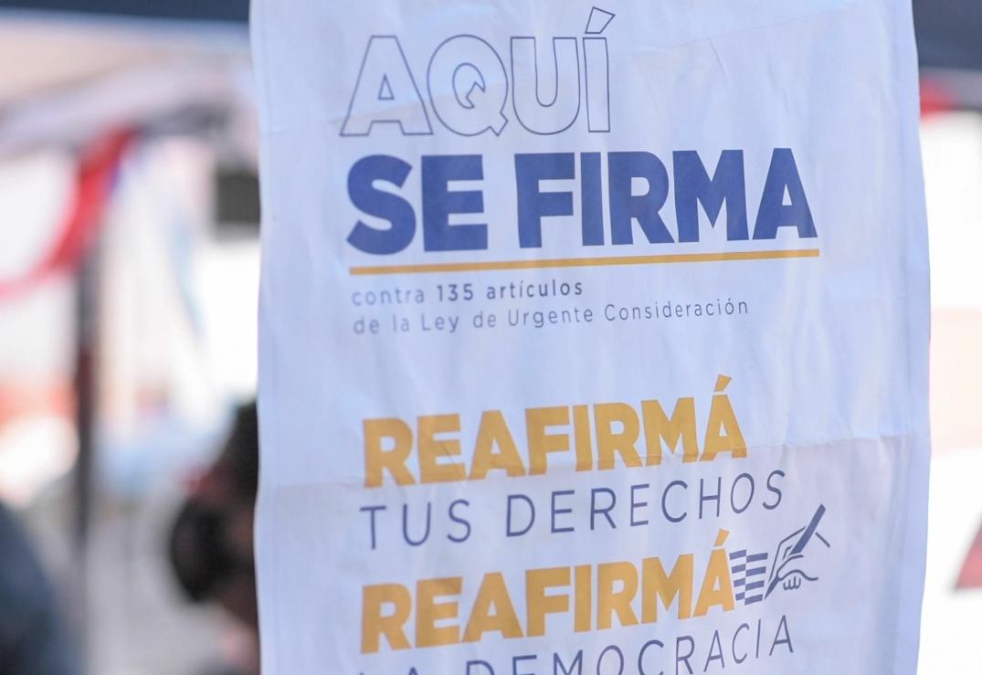 firmas contra la LUC