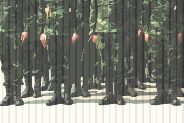 soldados-paran-fila-arma-mano-ejercito-botas-militares-lineas-comando-soldados_38076-1407
